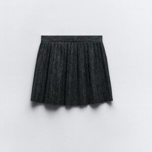 Zara Pleated Short Skirt